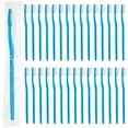 thumbnail image 1 of Disposable Toothbrushes Individually Packaged,Blue Handle Toothbrush Bulk, Toothbrush for Travel, Hotel and Homeless (100 Pack), 1 of 8