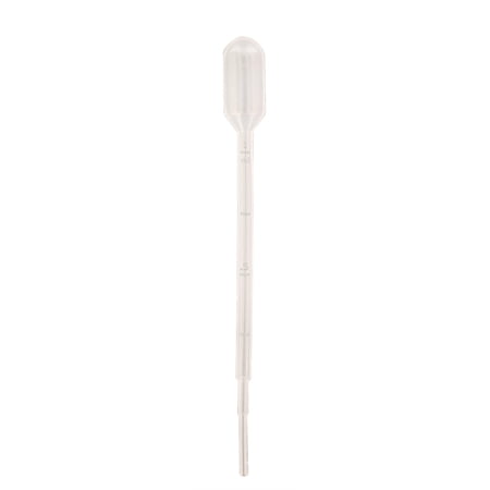 GSC International 25013-100 Disposable Transfer Pipettes, 3ml Capacity, Graduated 1ml by 1/4ml, Pack of 100