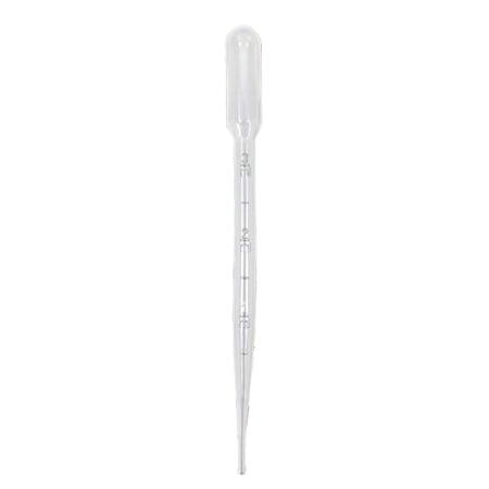 Disposable Transfer Pipettes, 7ml Capacity, Graduated 3ml by 1/2ml, Pack of 100 by Go Science Crazy