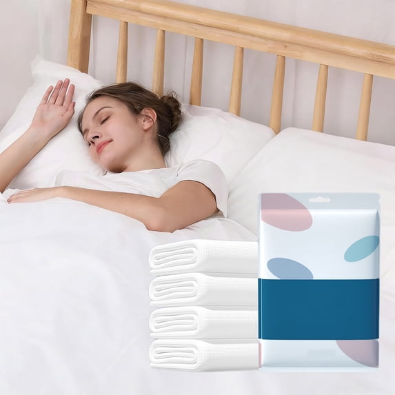 Disposable Travel Bedding Set,Portable Hotel Sheets & Pillowcases,Convenient 4-Piece Set for Travel,Camping & Guest Use,Soft Non-Woven Fabric Bedding for Overnights & Business Trips-B