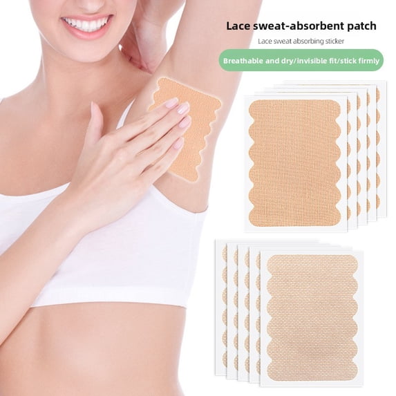Disposable Underarm Sweat Pads for Women Men 30 Pcs Armpit Sweat Absorber Invisible Breathable Sweat Shield