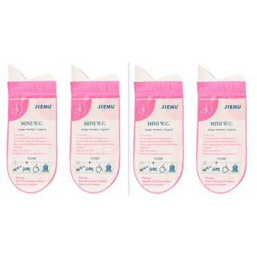 Disposable Urine Bag, 4 PCS Pee Bags for Travel for Women/Men, 700ML Emergency Portable Urinal Bag and Vomit Bags, Unisex Urinal Bag for Camping, Traffic Jams, Pregnant, Patient, Kids