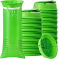 thumbnail image 1 of Disposable Vomit Bags 20Pcs, 1000ml Emesis Bags, Leakproof Barf Bags Disposable Throw Up Bags, Portable Puke Bags for Car, Nausea Bags for Travel Motion Sickness, Green, 1 of 7