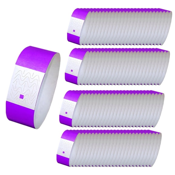 Disposable Waterproof Wristband for Event Admission Management | Synthetic Paper | Fluorescent Color