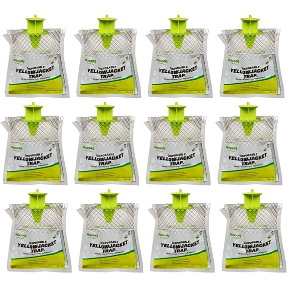Disposable Yellowjacket Trap - Mountain & Pacific Formula - 12 Traps