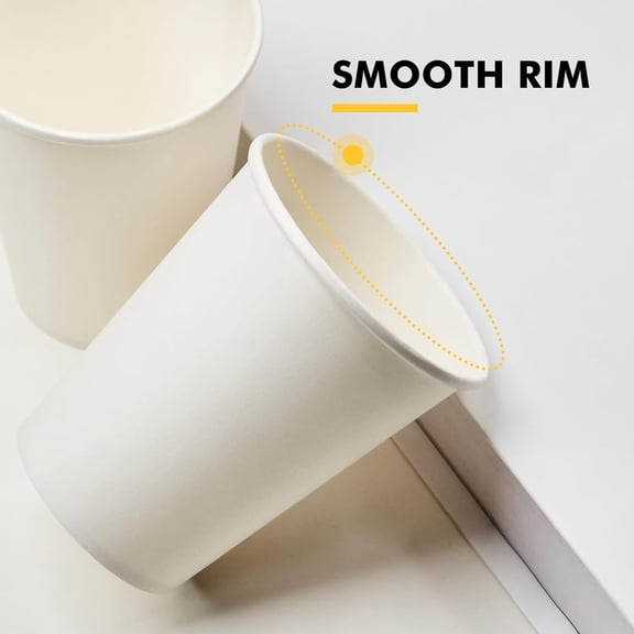 Disposable coffee cups, purchase products 12-ounce coffee cups, kraft paper cups, hot cups unbleached for home, store, cafe, office