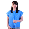 thumbnail image 1 of DisposableGowns.com Exam Cape, Blue, 29"x60" (2XL), 100 Ct, 1 of 6