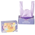 thumbnail image 1 of Disposables Diaper Bags,Diaper Sacks, Handle,Diaper Disposal or Pet Waste Bags, Powder Faint Scented, 1 of 10