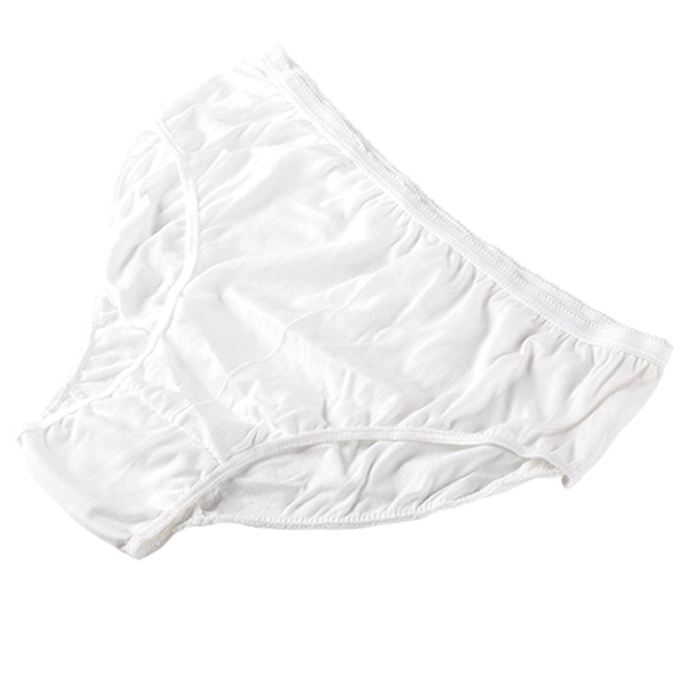 Disposbale briefs 10pcs (White color,L)