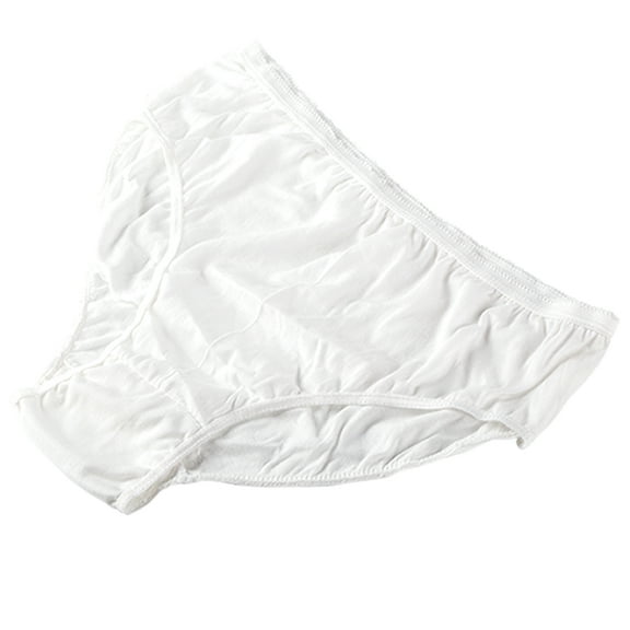 Disposbale briefs 10pcs (White color,XL)