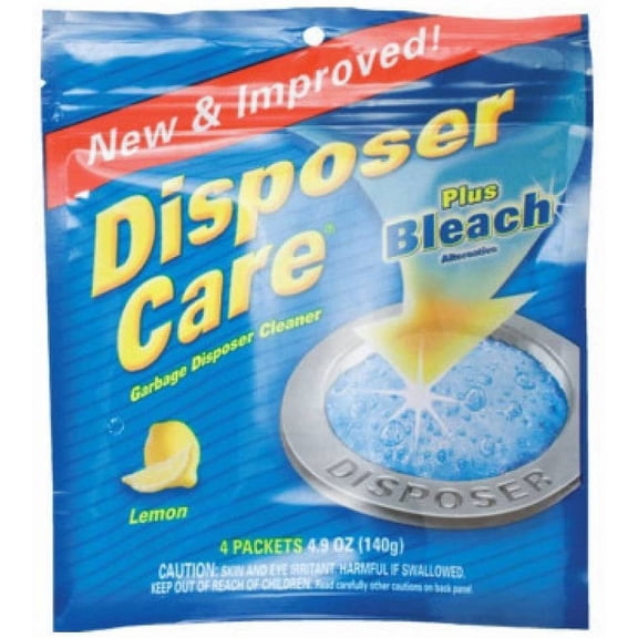 Disposer Care Garbage Disposal Cleaner - Lemon Scent, Deodorizing Foam - Single Piece