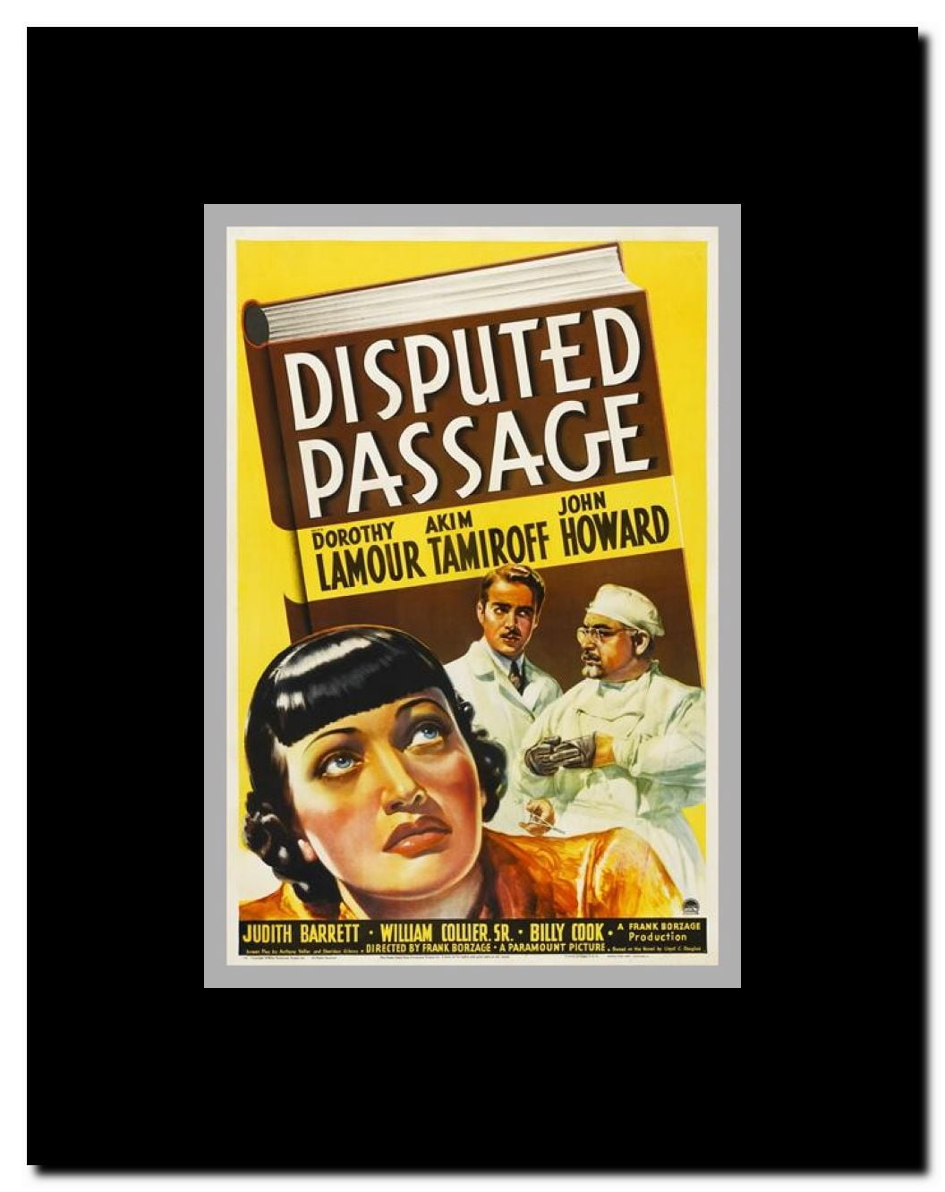 Disputed Passage Framed Movie Poster