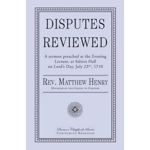 Disputes Reviewed (Paperback)