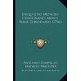 thumbnail image 1 of Disquisitio Methodi Consignandi Annos Aerae Christianae (1766) Paperback, 1 of 1