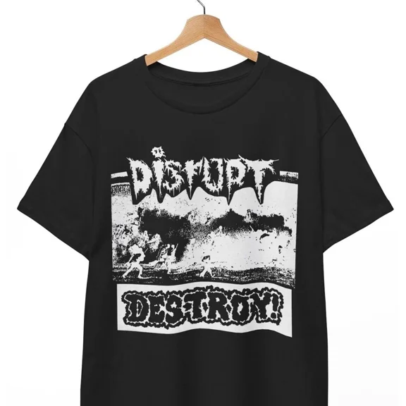 Disrupt T-Shirt, Destroy Shirt, Crust Hardcore, Unisex Tee