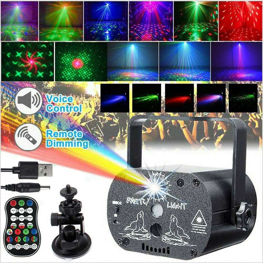 Dissco Projector 240 Patterns Laser Stage Lighting LED RGB Dissco Party