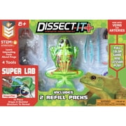 Dissect-It Deluxe Super Frog Lab - Synthetic Dissection Kit, Realistic & Safe, STEM Learning Guide, Animal Science Kit, Top Secret Toys, Kids Age 6+
