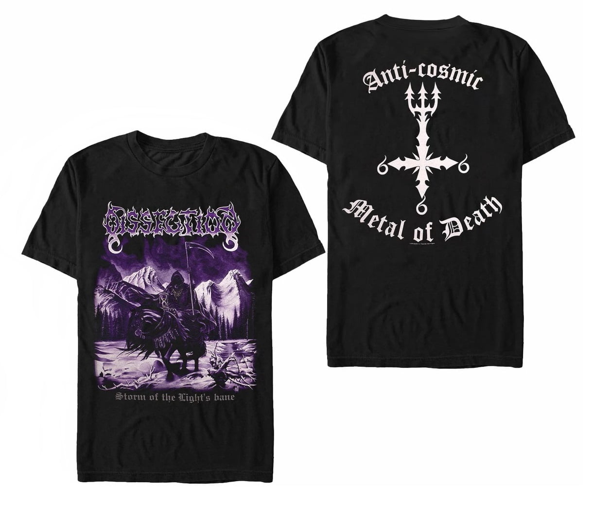 Dissection Men's Storm of The Light's Bane T-Shirt Black Large ...
