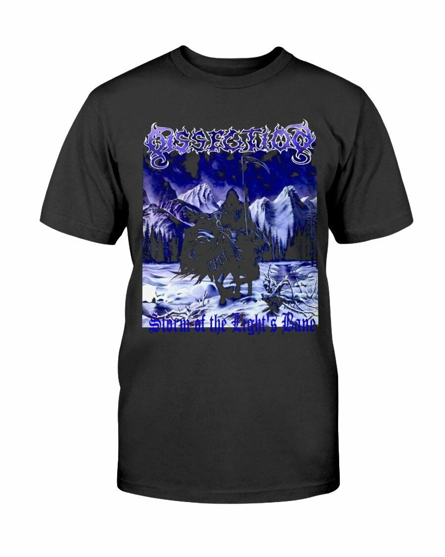 Dissection Storm Of The Lights Cotton Black For Men Tshirt S5XL
