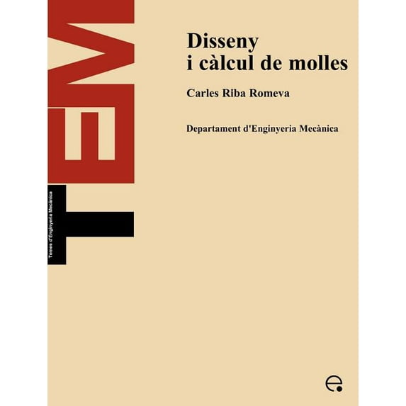 Disseny I Clcul de Molles, (Paperback)