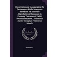 thumbnail image 1 of Dissertationem Inauguralem De Testamento Nullo Insequuta Heredum Ab Intestato Adprobatione Nunquam In Formam Testamenti Validi Reconualescente . Submittit Auctor Georgius Fridericus Maac 1378333330, 1 of 1