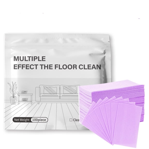 Dissolving Floor Cleaner Tablets, 100 PK, Deep Clean Disinfect Deodorize for Tile Wood Laminate