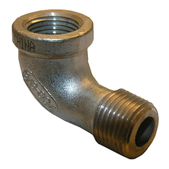 Disston  0.125 in Stainless Steel 90 Degree EG Star Drive Elbow