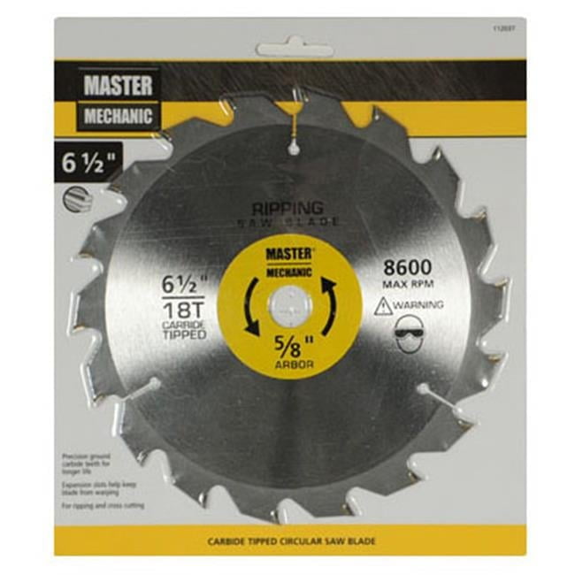 Disston 112037 6.5 in. Master Mechanic Combination Saw Blade, 18 Tooth ...