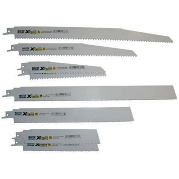 Disston 160372 Master Mechanic Bi-Metal Reciprocating Saw Blade Set - 8 Piece