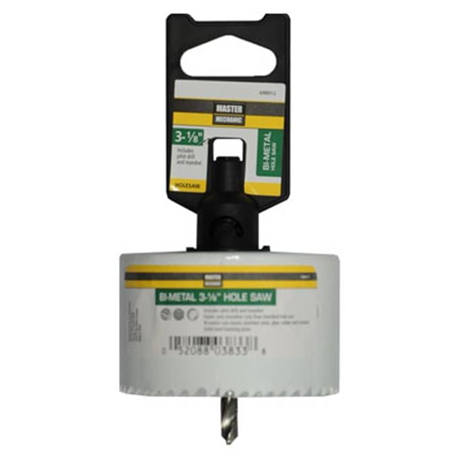 Disston  3.125 in. Master Mechanic Hole Saw