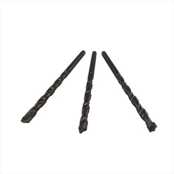 Disston 3411 Blu-Mol 0.19 In. Diameter X 4 In. L- Xtreme Masonry Drill Bit- 3 Pack