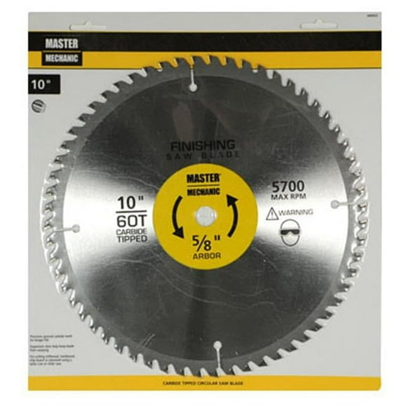 Disston 440933 10 in. Master Mechanic Circular Saw Blade, 60 Tooth
