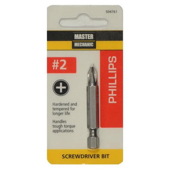 Disston 504761 No.2 Phillips Master Mechanic Screwdriver Bit