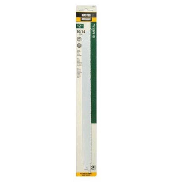 DISSTON COMPANY 2-Pack 12-Inch 10/14-TPI Bi-Metal/Cobalt Reciprocating Saw Blade 698645