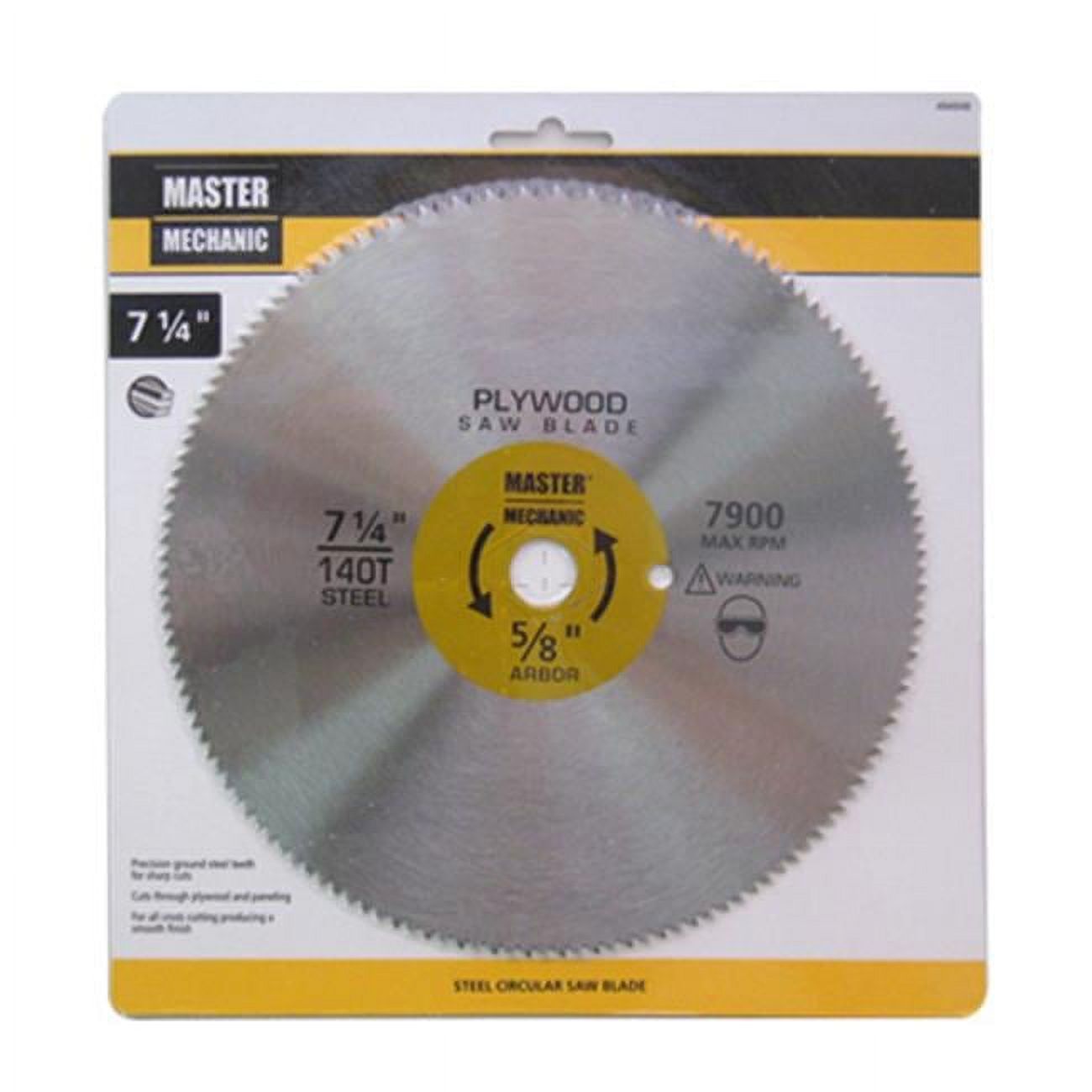 Disston  7.25 in. Master Mechanic Plywood - Paneling Blade, 140 Tooth