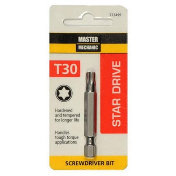 Disston 773499 2 in. Torx 30 Master Mechanic Screwdriver Bit Pack of 6