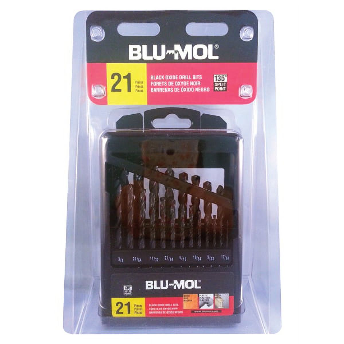Disston BluMol 21Piece Black Oxide Drill Bit Set (1 Set)