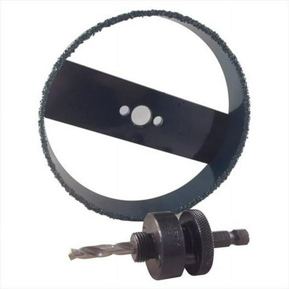 Disston GRL502 Remgrit 5.38 In. Carbide Grit Recessed Light Installation Kit