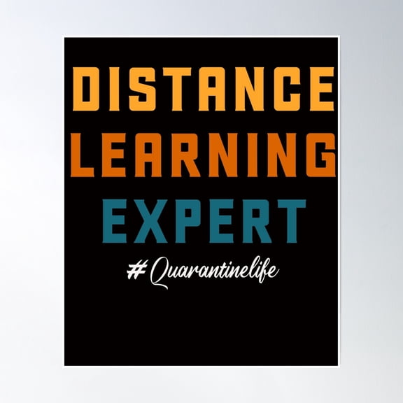 Distance Learning Expert Poster Wall Art, Modern Wall Decor, 24x36 UNFRAMED