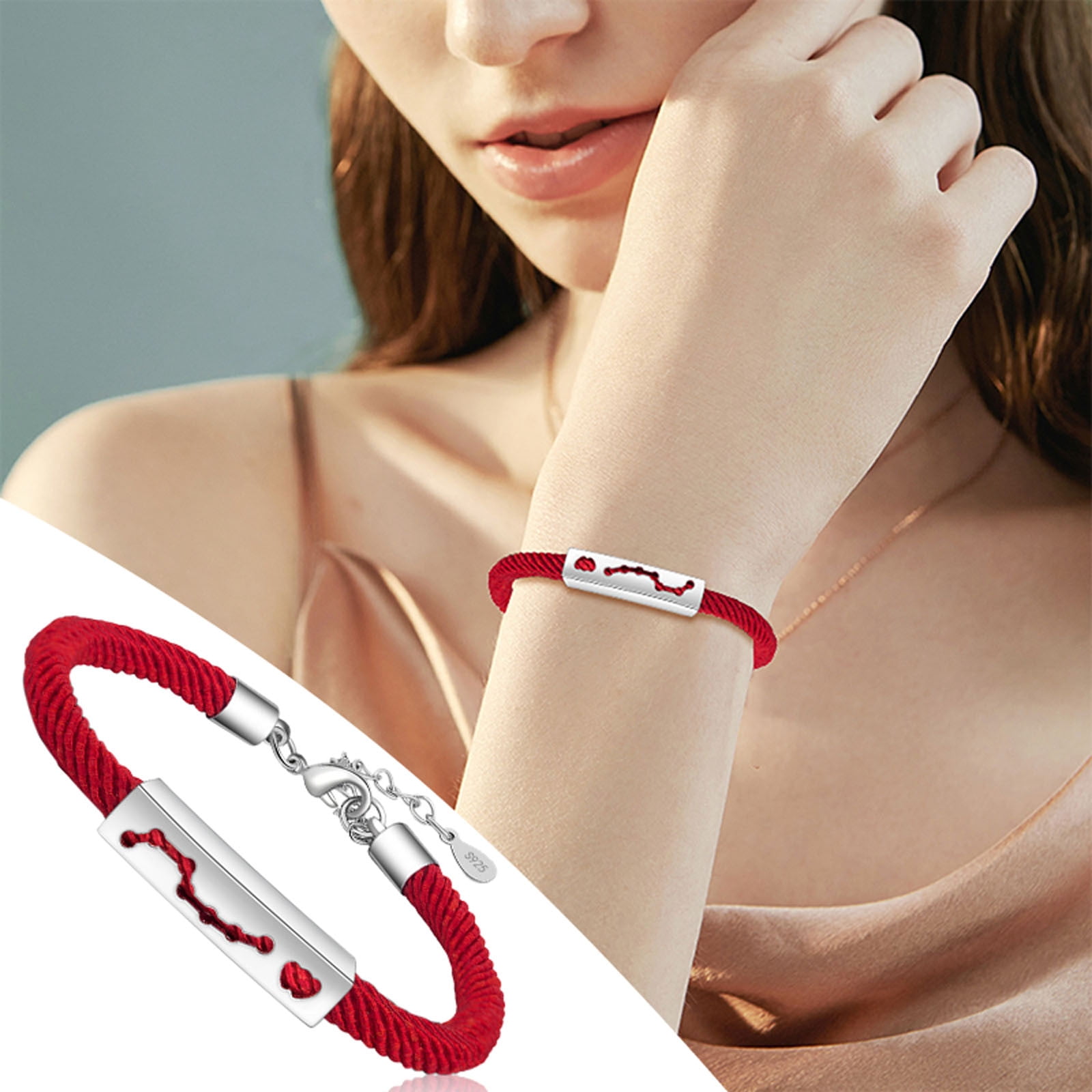 Distance Matching Bracelets For Couples Friend Friendship Bracelet