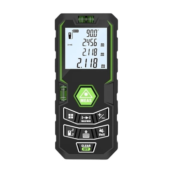 Distance Measure Meter X6-50/100/120M/In/Ft Backlit LCD Measure With Electric Angle Area Volume Sensor Multi-Modes ,High Precision