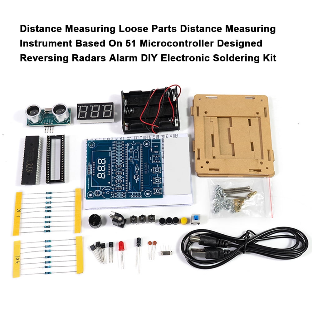 Distance Measuring Meter,Radars Alarm Distance 51 Alarm Diy Kit Loose