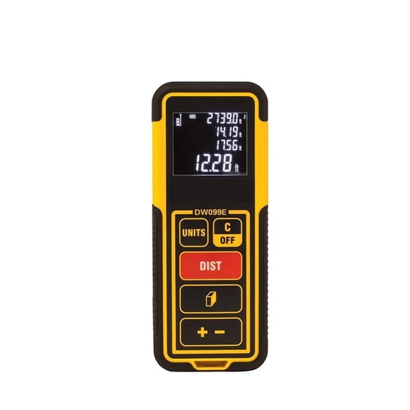 Distance Meter 100-Foot Range Area And Volume Measure Tool Distance Measuring Rangefinder ,High Accuracy Position