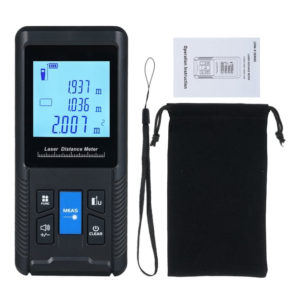 Distance Meter,Modes Handheld Modes Volumes 120m/393ft Area Modes 120m/393ft Area Modes Tool Volumes 120m/393ft Distance Tool 120m/393ft Distance Meter Tool Area Meter 120m/393ft With Volumes
