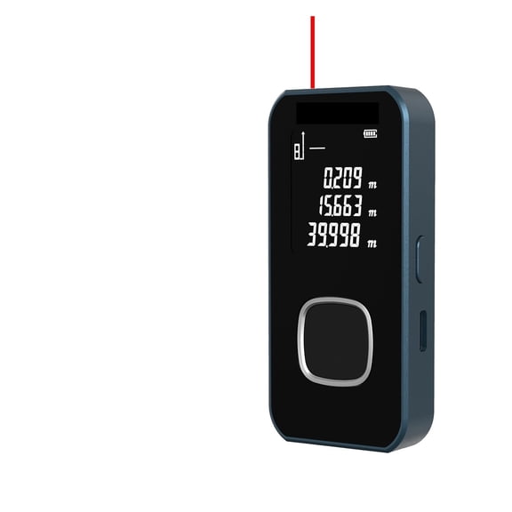 Distance Meter Ran Finder Mini Tape Measure Tool 40m 50m 60m Ruler Test Digital Ranfinder ,Easy to Use
