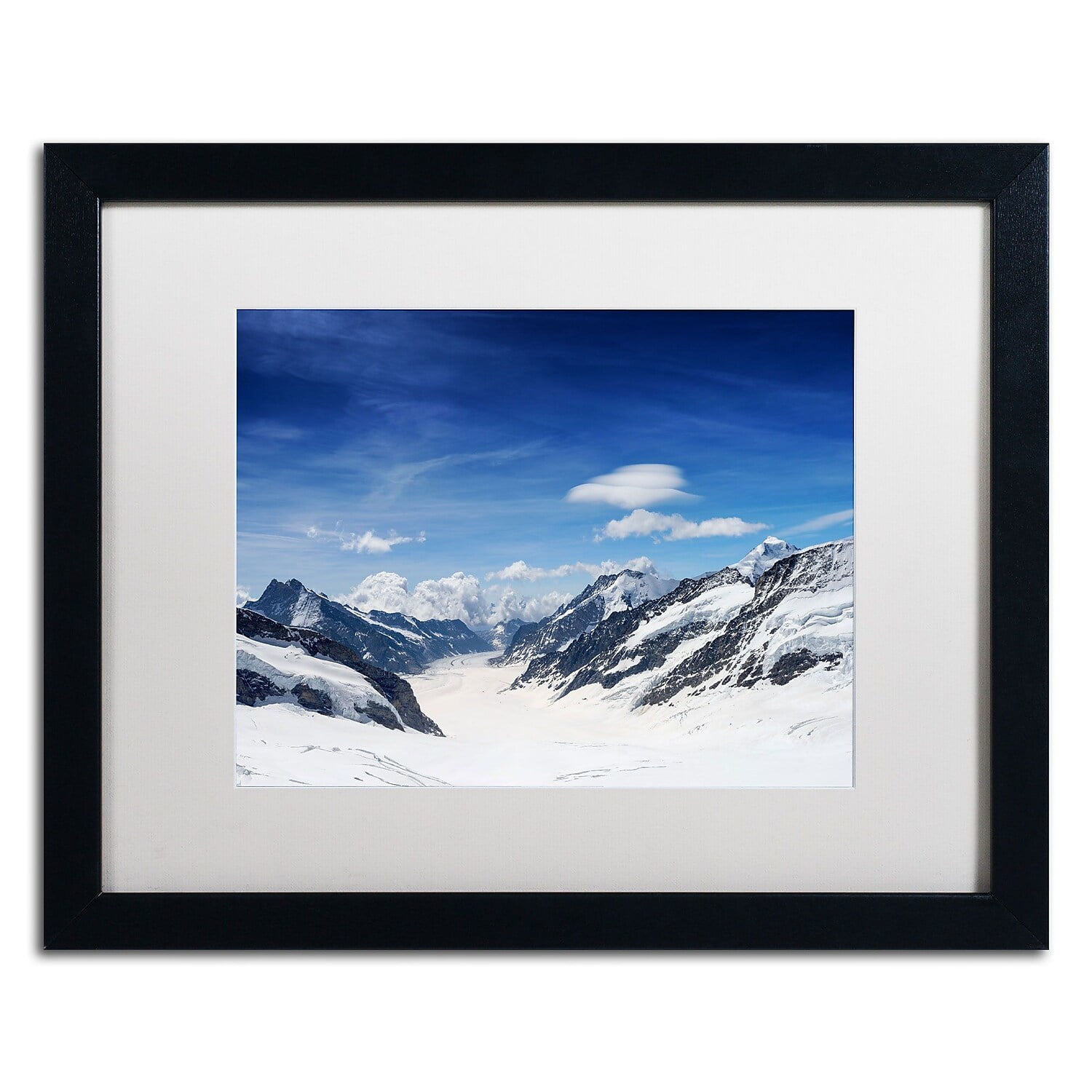"Distances" Canvas Art by Philippe Sainte-Laudy, White Matte, Black Frame