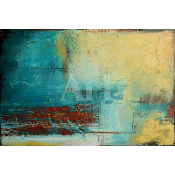 Distant Limit, Abstract Unframed Art Print Wall Art by Erin Ashley Sold by ArtCom