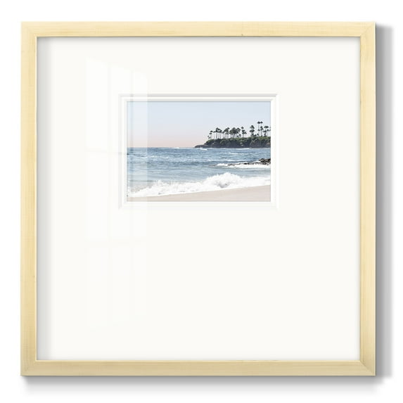Distant PalmsPremium Framed Print