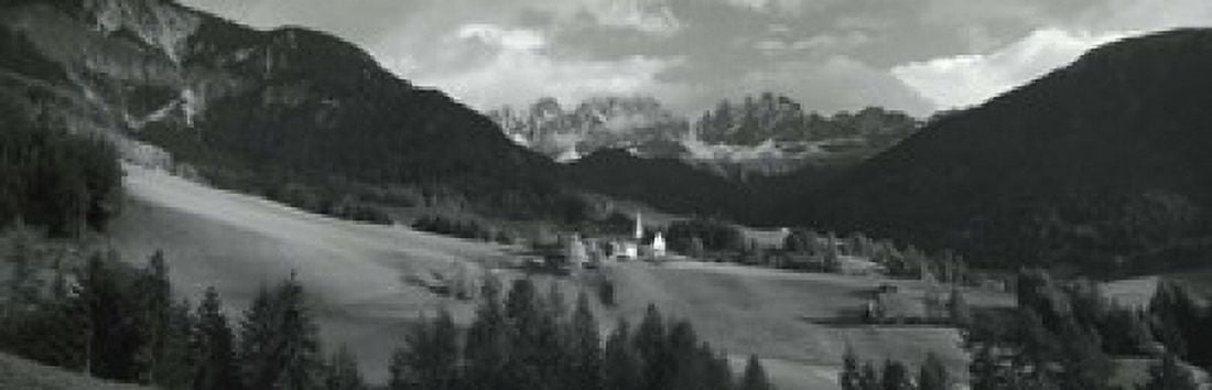 Distant view of a church St Magdelena Church Italy Canvas Art - Panoramic Images (18 x 6)