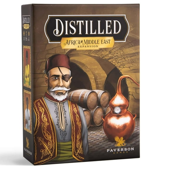 Distilled: Africa & Middle East Expansion for Board Game, Ages 14+